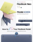 Case For Macbook Neo 13 Inch A3404  2026  Ultra-thin Snap On Hard Shell Cover