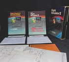 Flight Simulator Ii Sublogic For Atari Computer - Complete Set Box Manual 2 Disk
