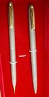 Sheaffer Imperial Sterling Silver  Ballpoint Pen  And Pencil Set