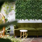3 4 6  Artificial Faux Ivy Laurel Leaf Privacy Fence Panel Home Wall Hedge Decor