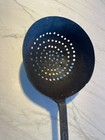 Amazing Large Antique Handmade Wrought Iron Ladle Marked No 16 Signed