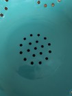 Fiesta Ware Turqupise 5qt Colander Strainer Fiestaware Enamel Claw Handles