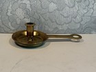 Vintage Solid Brass Chamberstick Williamsburg Virginia Metalcrafters Cw-16-21