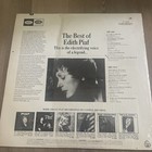 Vintage The Best Of Edith Piaf Immortal  little Sparrow  Of France Vinyl Record