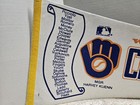 Milwaukee Brewers Mlb Phantom Vintage 1982 World Series Champs 30  Pennant