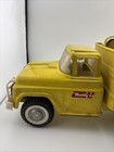 Vintage 1950s Buddy L Gmc Yellow Coca Cola Delivery Truck Pressed Steel Toy