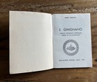 1958 San Gimignano Illustrated Guide  french      Mario Mazzoni     Map Intact
