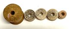 Vintage Empty Wooden Thread Spools  Lot Of 5  Belding Corticelli  J   P Coats