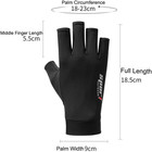 Lightweight-fingerless-gloves For Men - Upf 50  Uv Sun-protection- Gloves For Fi