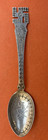 5 5  Navajo Style Swastika Indian Bow Arrow Ingot Sterling Silver Souvenir Spoon