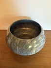 Vintage Mcm Fine Marble Grey Centerpiece Display Bowl