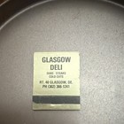 Glasgow Deli Vintage Advertising Matchbook Cover - Rt  40 Glasgow  De Ph 302