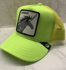 The Farm Youth Size Truckers Legend Hat  Horse Logo  Snapback  Neon