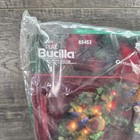 2007 Bucilla Felt Ornament Wreath Kit With Lights 19  X 19  85453 Open Package