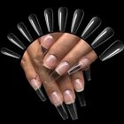 Soft Gel Tips Artificial Nails False Full Cover Acrylic Uv Gel Natural Look