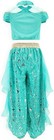 Disney Store Princess Jasmine Halloween Costume Dress Girl Size 5 6