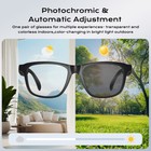 Men Smart Glasses Shades Photochromic Bluetooth Audio Sunglasses Uv400 Eyewear