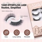 Self Adhesive Eyelashes Natural Look Pre Glued Wispy False Lashes No Glue