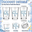 50 Sets Baby Shower Favors Boy Girl Theme Party Gift Include Acrylic Clear Sh   