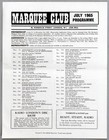 The Who Yardbirds     Rare Original Marquee Club  London 1965 Concert Handbill