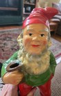 Vtg Heissner Gnome Terra Cotta Pottery Garden Statue Elf  W Germany Rare