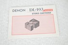 Denon Dl -103 Mc Cartridge W  Manual  Stylus Cover Excellent Condition