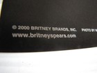 Vintage 2000 Britney Brands Black White Striped Shirt Photo Poster Pop Music