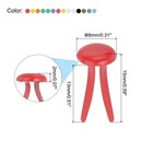 200 Pcs Paper Brass Fasteners Colorful Split Pins Mini  Multicolor  8 X 15 Mm