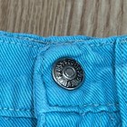 Vintage 1990s Little Levi   s Turquoise 4t Shorts Silver Tab 