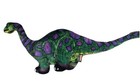 Melissa   Doug Large Dinosaur Stuffed Animal Plush 40  Long Green Purple