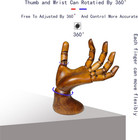 Wooden Hand wooden Mannequin antique Finish Wood Hand hand Model For Drawing mal