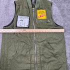 Sex Pistols Subhumans Rats Punk Rock Patch Vest Canvas Green Zip Up Mens S Asos
