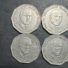 Jamaica Marcus Garvey 50 Cents Coin Lot Of 6 1975 1987 Commemorative World 