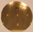 4  Unknown Gold Silicon Wafer 1980s Extremely Rare Very Beautiful
