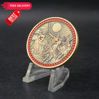 The Knights Templar Challenge Coin Armor Of God Red