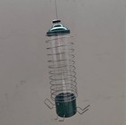 Outdoor Hanging Bird Feeder Squirrel Proof Metal Wild Bird Seed Feeders 4 Ports