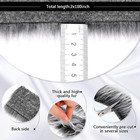 Tatuo Faux Fur Fabric Christmas Fluffy Fuzzy Craft Fake Fur Cuts Shaggy Syntheti