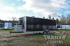 New 2025 8 5x24 Enclosed Mobile Concession Kitchen Food Bbq Vending Trailer