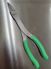  new  Snap On 609cf 9  Talon Grip  Duck Bill Pliers Green Soft Grip Free Ship