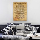 The Warrior Prayer Ephesians 610   18 Bible Scripture Wall Art Bible Poster Room