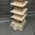 Japanese Antiques Iron Five-story Pagoda Showa Retro Height 80 Cm 31 5inches