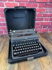 Used Vintage 1940 s Royal Quiet De Luxe Portable Typewriter With Case - Working