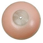 Antique Pink Frosted Glass Ceiling Light Shade Art Deco Leaf   Hobnail Design