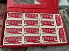 Vintage Coca Cola Domino Game Set Double Six Dominos Collectible Coke Complete