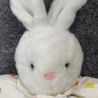 Vintage Prestige Bunny Rabbit White Polka Dot Pjs 1988 Stuffed Animal Plush 10 