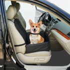 Detachable Washable Dog Cat Booster Seat Anti-slip Travel Bed With Safety Belt