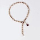 Vintage Snake Jewelry Set     Retro Luxury Crystal Necklace   Earrings