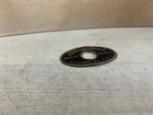 Slingerland Black   Gold Oval Badge Bass Snare Drum Part 50s 60s Vtg Pre-serial
