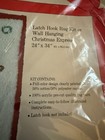 Vintage New Christmas Santa Train Latch Hook Kit 24   x34    Caron