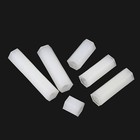 Us Stock 50pcs M3 X 12mm  Nylon Hexagonal Pillar Nut Tapped Spacer White